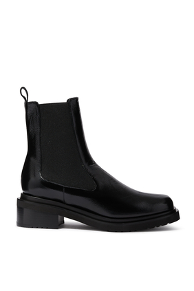 Rika Glossy Chelsea Boots